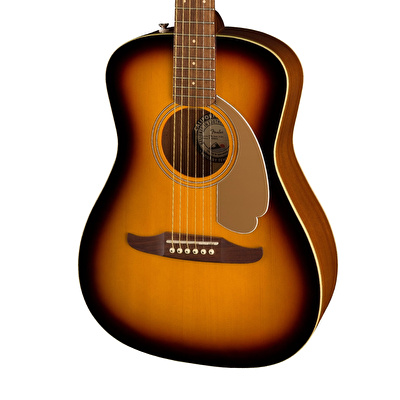 Fender Malibu Player Ceviz Klavye GPG Sunburst Elektro Akustik Gitar